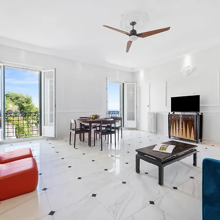 Alexandra Palace, Belle Epoque Menton, Vue Mer, Parking דירה